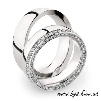 Обручальные кольца с камнями: бриллиант или сапфир