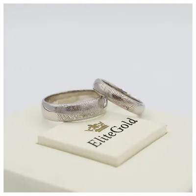 Необычные обручальные кольца с отпечатками пальцев | Необычные обручальные  кольца, Обручальные кольца, Мужские кольца