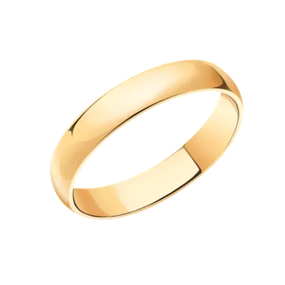Кольцо обручальное классическое шириной 3 мм толщиной 2 мм из красного  золота (код: 173318)- купить по цене 28400 руб. в Москве: фото,  характеристика, описание товара