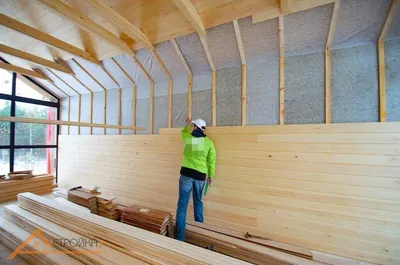 Как обшить потолок в доме деревянной вагонкой: фото, инструкция