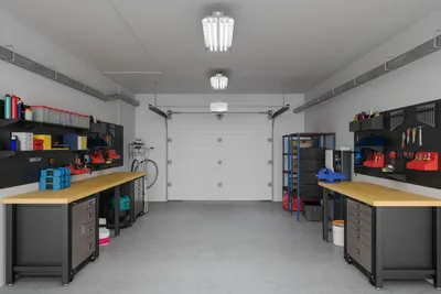 Как грамотно обустроить гараж, чтобы всё было под рукой: 30 примеров —  Roomble.com
