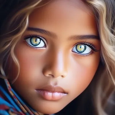 Очень красивые глаза» — создано в Шедевруме