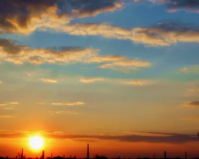 Очень красивый закат над тихим …» — создано в Шедевруме