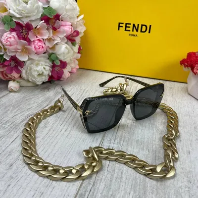 Солнцезащитные очки Fendi FE 40010U 01A 55 — купить в Москве, цена |  магазин брендовой оптики Очки Бутик