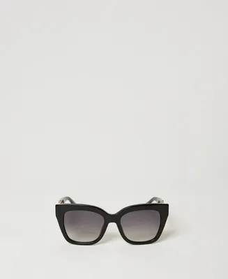 Женские солнцезащитные очки кошачий глаз | AliExpress