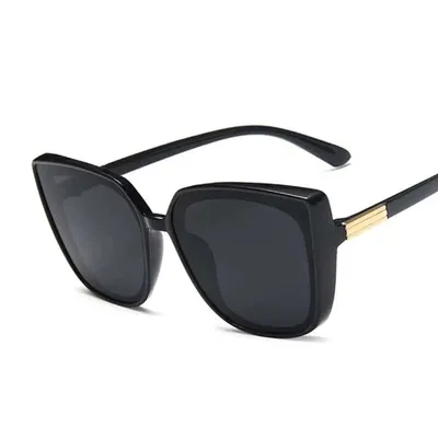Трендовые солнцезащитные очки UV 400 квадратные - купить с доставкой по  выгодным ценам в интернет-магазине OZON (948236248)
