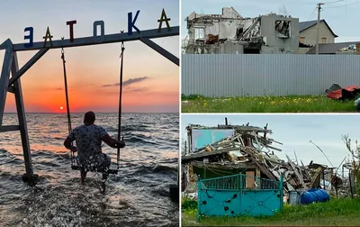 Чёрное море в Одессе стало зелёным на фоне разрушения Каховской ГЭС