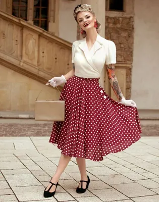 Мода 50-х годов. | Пикабу