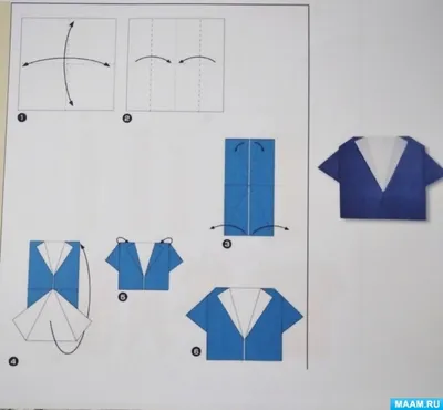 Конструирование из бумаги «Одежда» (8 фото). Воспитателям детских садов,  школьным учителям и педагогам - Маам.ру