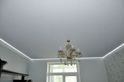 Белые одноуровневые натяжные потолки - цены на глянцевые и матовые потолки  в Чебоксарах | Изюм