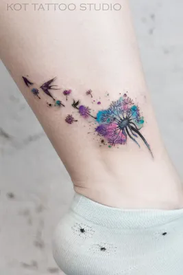 тату эскизы \"Одуванчик\" - VeAn Tattoo