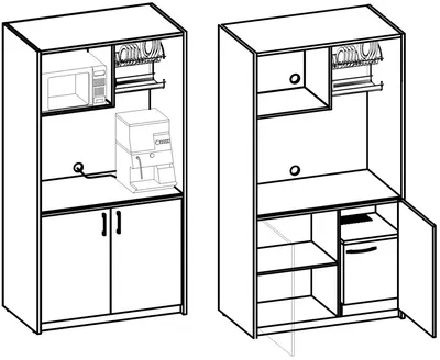 Маленькая офисная кухня — Viyar Bazar ⏩ Сервис мебельщиков и производства  мебели на заказ