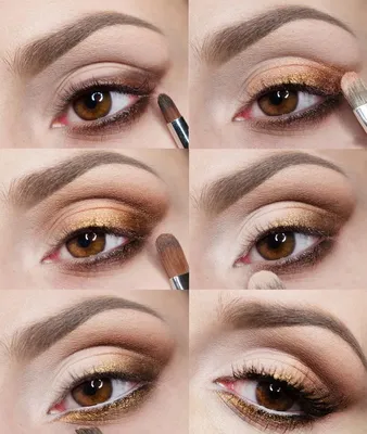 Офисный стиль: золотой макияж (видео) | Makeup tutorial eyeshadow, Simple  eye makeup, Eye makeup styles