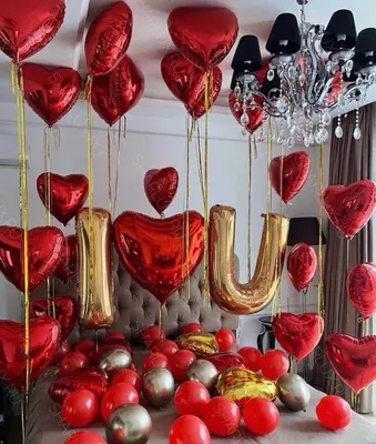 Оформление воздушными шарами зала на праздник - купить по цене 18433.0  рублей ✓ Интернет магазин ШарикНаДом Москва