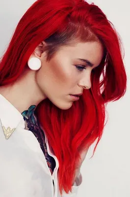 Огненно рыжие волосы фото фото