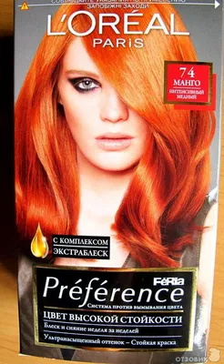 Отзыв о Краска для волос LOREAL Feria Preference | Невероятно насыщенный  цвет - огненно-рыжий пожар!