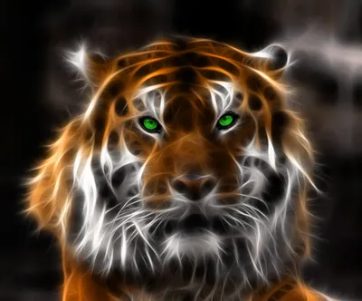 Картина “Огненный тигр – 2” | PrintStorm