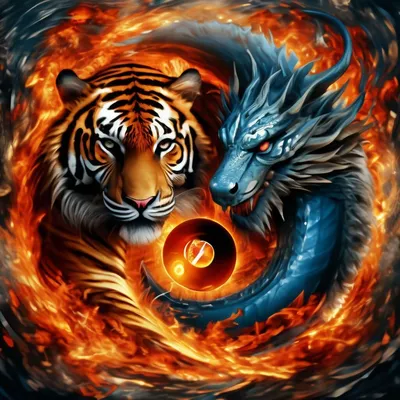 Огненный тигр 17-4283 (id 111672941)