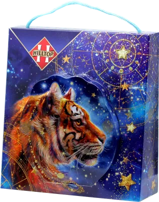 Набор для рисования по номерам Огненный тигр, арт. AS0604, 40х40см |  Fancywork - вышивка и рукоделие