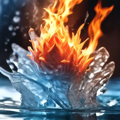 Огонь и лёд рождают...» — создано в Шедевруме