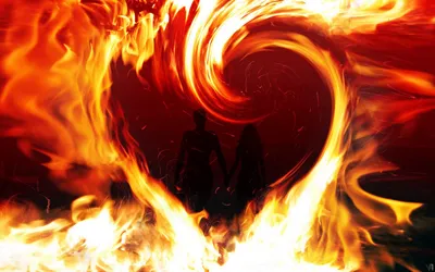 Водолей - стихотворение «Огонь любви»