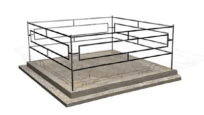 Кованые оградки на кладбище - Орехово-Зуево