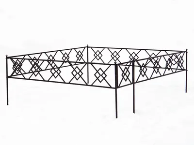Оградки на могилы в Киеве и области. Доставка, монтаж, установка оградок от  600 грн
