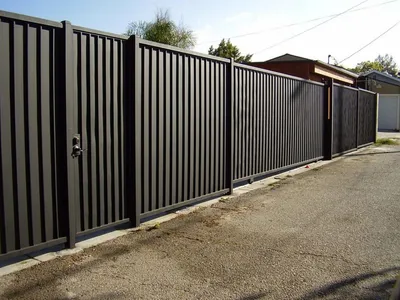 Как сделать ограду или забор из профильных труб