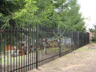 Забор из профильной трубы СЗ-04 купить от 6630 руб.