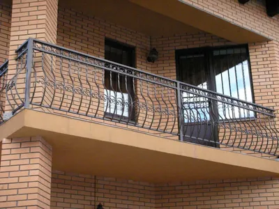 Балконные ограждения (Фото) - Кованые изделия