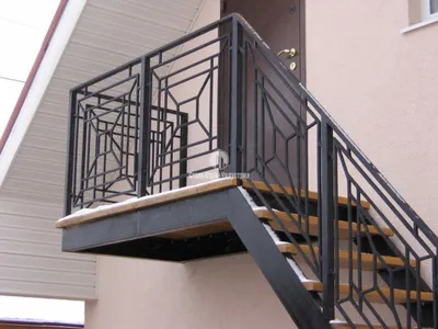 Ограждение балкона БКУ№42 22 68 18 77 6 70 33 58 18 [PP3S14LJVG] |  французские балконы кованые фото (Руза)