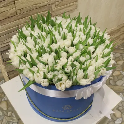 Купить Шикарный букет-ассорти из 301 тюльпана в корзине R352 в Москве, цена  38 590 руб.