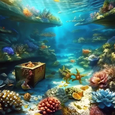 Океан под водой фото фото