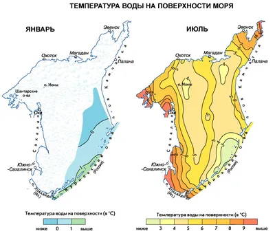 Моря и Океаны: Охотское море