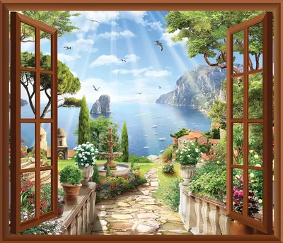 Окно с видом на море - 63 фото | Travel dreams, Beautiful places, Dream  vacations
