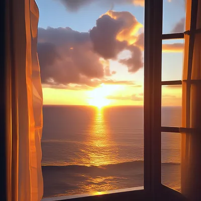 Вид на море через окно в замке Стоковое Изображение - изображение  насчитывающей туризм, лето: 181197553