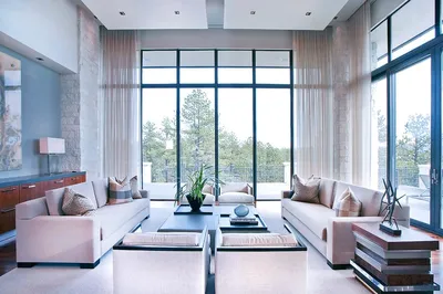 5 актуальных решений в дизайне окна в гостиной | Идеи домашнего декора,  Дизайн, Дизайн окна