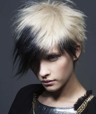 Светлый низ, темный верх волос: техника покраски волос в два цвета -  Janet.ru