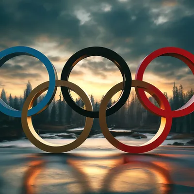 олимпийские кольца красной поляны сочи россии 23042021 на фоне заснеженных  кавказских гор Редакционное Стоковое Фото - изображение насчитывающей  весьма, драка: 218556343