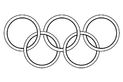 Олимпийские кольца раскраска для детей - 78 фото