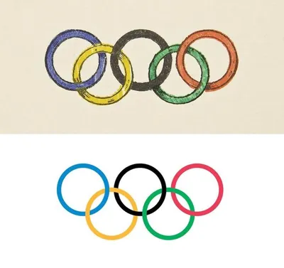 Металлический медаллер Олимпийские кольца 🥇 купить со скидкой