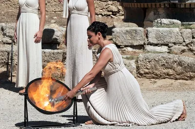 В Греции зажгли олимпийский огонь. Видео | Olympics | XSPORT.ua