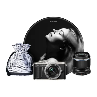 Цифровая фотокамера Olympus PEN E-PL9 Blue/Silver 14-42 mm Pancake Zoom Kit  (V205092UE000) купить | ELMIR - цена, отзывы, характеристики