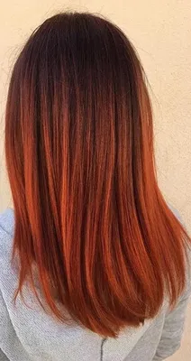 Окрашивание омбре на рыжие волосы (20 фото) ✂ Для Роста Волос