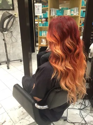 nice Красивое рыжее омбре (50 фото) — Какие оттенки выбрать? | Red ombre  hair, Long hair styles, Ombre hair color