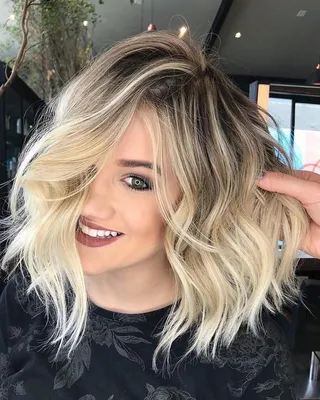14.2k Likes, 206 Comments - HAIR PAINTERS™ (@hairpainters) on Instagram:  “This look is here to stay! Blonde and lobs @rafaelberto… | Балаяж,  Стрижка, Идеи причесок