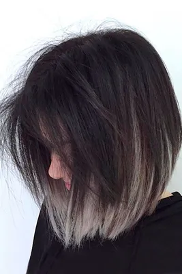 18 Shades of Hair Colorful Hair Show ♀ | Grey ombre hair, Short ombre hair,  Short hair color