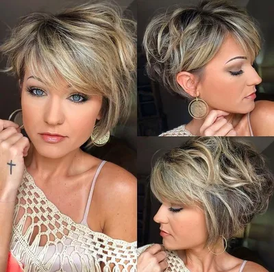 Короткие стрижки после 40 лет с челкой на тонкие волосы: 13 стильных идей |  Short hairstyles for thick hair, Short hair haircuts, Hair transformation