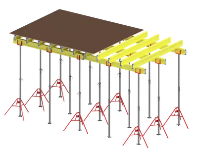 Состав опалубки перекрытий
