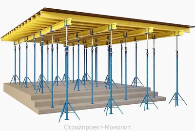 Опалубка перекрытий для всех видов монолитных перекрытий от 300 руб/м2